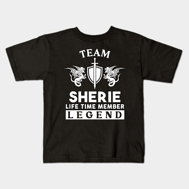 Sherie Name T Shirt - Sherie Life Time Member Legend Gift Item Tee Kids T-Shirt by unendurableslemp118